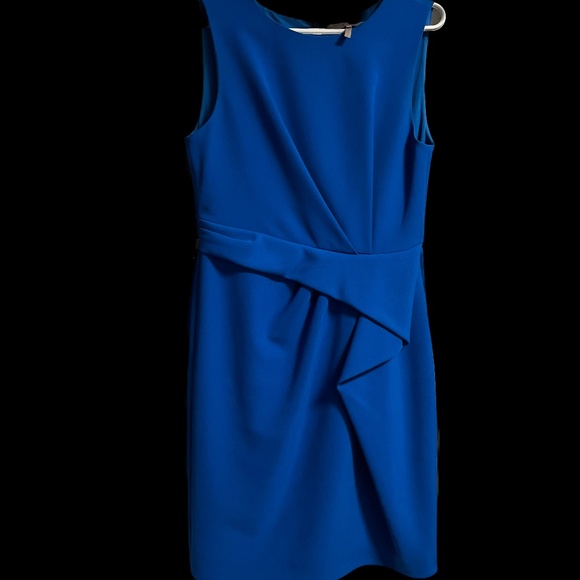 Size 8 H Halston  Cobalt Blue Dress - Picture 1 of 3